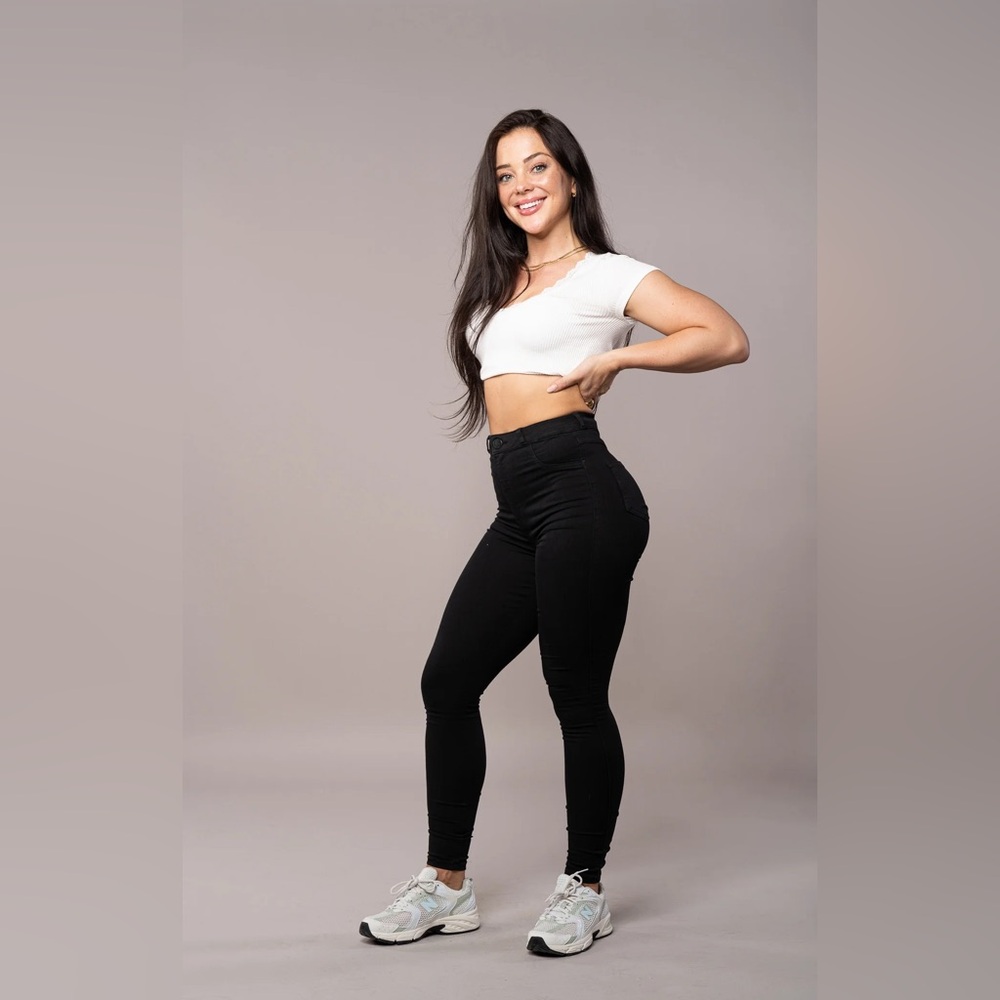 FITJEANS Black Skinny Pants